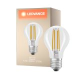 Ledvance Classic LED E27 Päron Filament Klar 7.2W 806lm - 927 Extra Varm Vit | Bästa färgåtergivning - Dimbar - Ersättare 60W