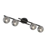 Emibig Taklampa Kairo Stål Svart | Passande för 4x E14 - Max 10W