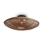 Good&Mojo Taklampa Tanami Rattan Brun | Passande för 1x E27 