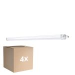 Flerpack 4x Ledvance LED Allmänbruksarmatur Vattentät 33W 3960lm - 840 Kallvit | 120cm