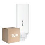 Flerpack 10x Philips CorePro PL-T LED Lampa HF 6.5W - 840 Kallvit | 4-Stift - Ersättare 18W