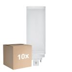 Flerpack 10x Ledvance Dulux-TE LED 10W 1100lm - 840 Kallvit | 4-Stift - Ersättare 26W
