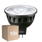 Flerpack 10x Philips Master LED Spot GU5.3 MR16 6.7W 460lm 24D - 940 Kallvit | Bästa färgåtergivning - Dimbar - Ersättare 35W
