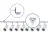 Bright Choice Komplett set 1-Fas Rail L 1,5 x 1,5 Meter Vit | incl. 8x Spot + GU10 2700K 3W Dimbar + Ändkåpa, Strömkontakt och L -Anslutningsstycke