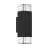Eglo Vägglampa Castelnuovo Aluminium Svart Up & Down | IP65 - Passande för 1x GU10