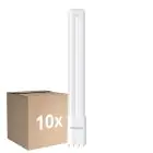 Flerpack 10x Noxion Lucent PL-L LED 11.9W 1450lm - 830 Varm Vit | 4-Stift - Ersättare 24W